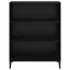 Sideboard Sort eg 69,5 x 32,5 x 90 cm Konstrueret træ