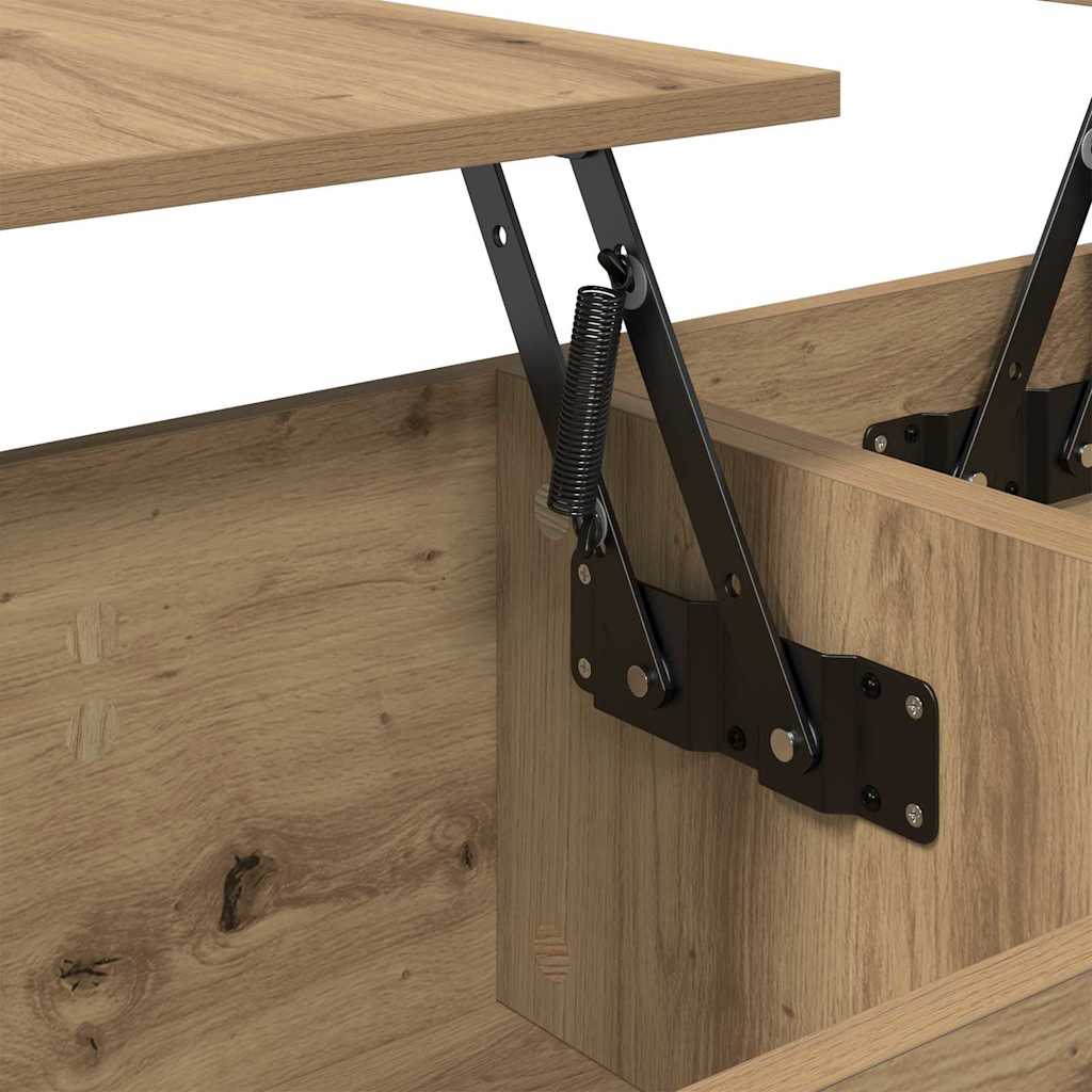 Sofabord Artisan Egetræ 102 x 50,5 x 46,5 cm Konstrueret træ