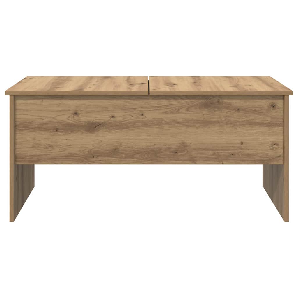 Sofabord Artisan Egetræ 102 x 50,5 x 46,5 cm Konstrueret træ