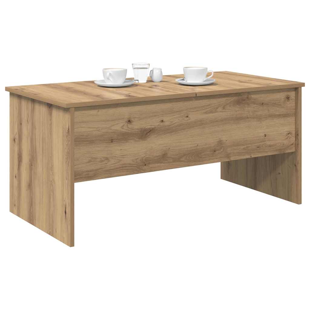 Sofabord Artisan Egetræ 102 x 50,5 x 46,5 cm Konstrueret træ