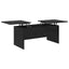 Sofabord Sort eg 102 x 50,5 x 46,5 cm Konstrueret træ