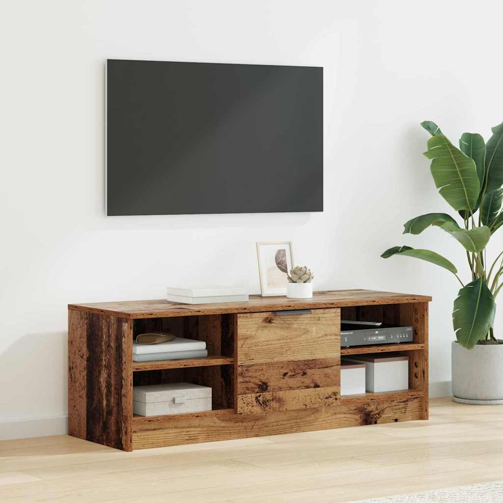 TV-skab Gammelt træ 102 x 35 x 36,5 cm Konstrueret træ