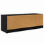 TV-skab Sort eg 102 x 35 x 36,5 cm Konstrueret træ