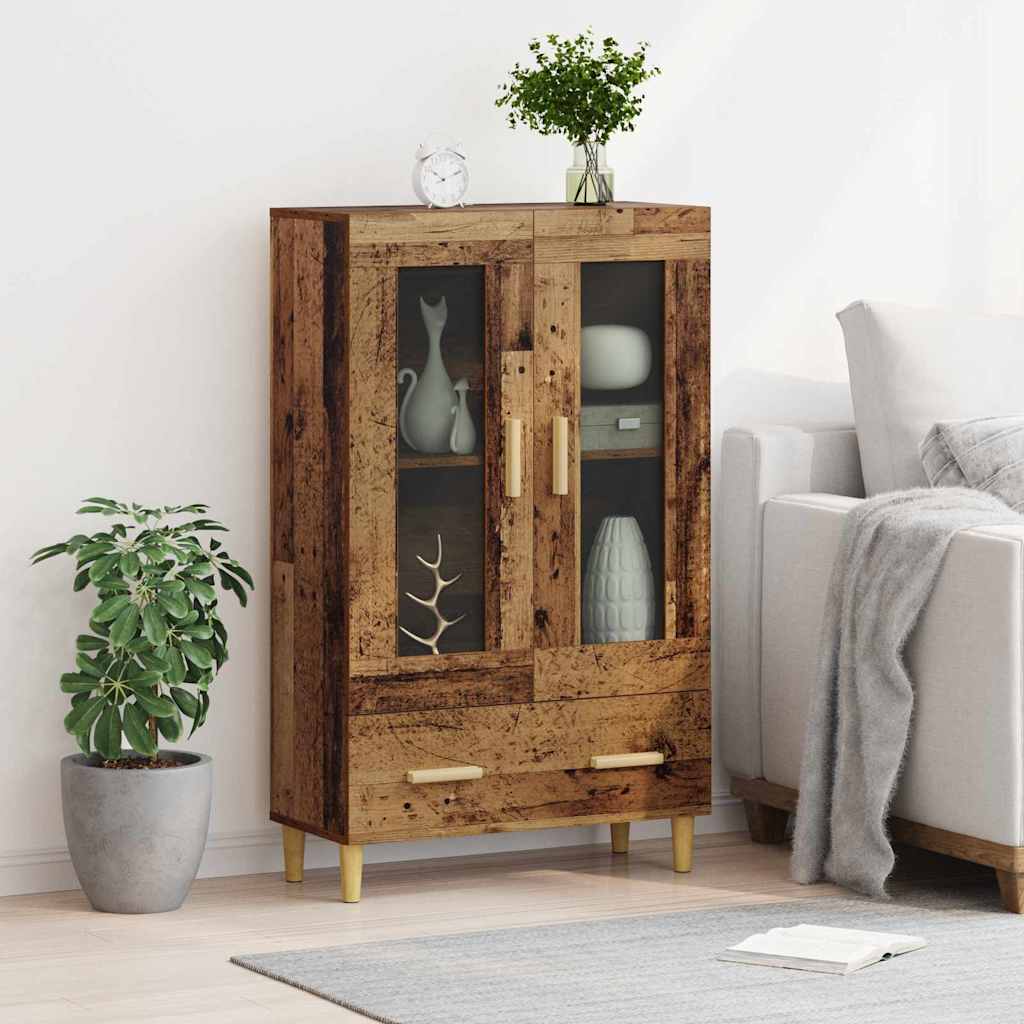 Highboard Gammelt træ 70 x 31 x 115 cm Konstrueret træ