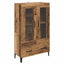 Highboard Gammelt træ 70 x 31 x 115 cm Ingeniørt træ og jern