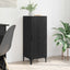 Sideboard Vægmonteret Sort eg 34,5 x 34 x 90 cm Konstrueret træ