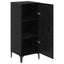 Sideboard Vægmonteret Sort eg 34,5 x 34 x 90 cm Konstrueret træ