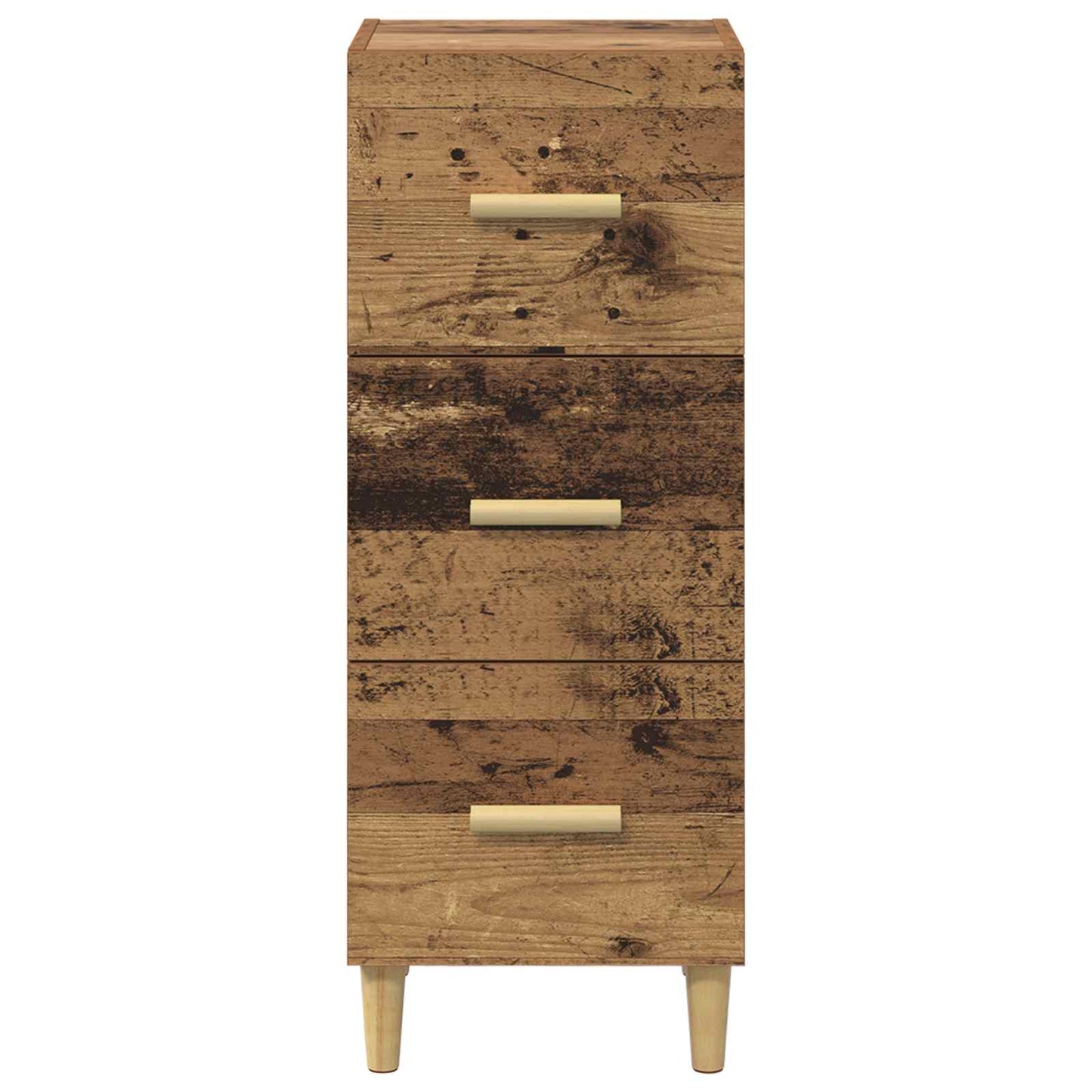 Sideboard Gammelt træ 34.5 x 34 x 90 cm Konstrueret træ