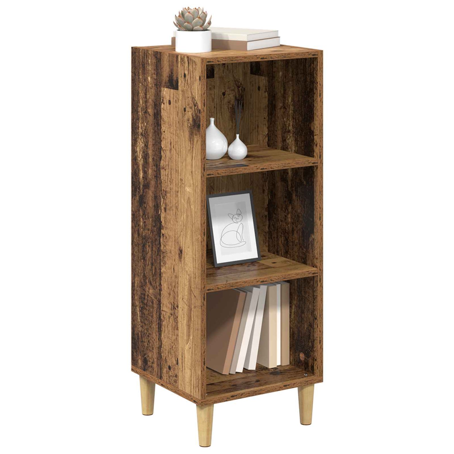 Sideboard Gammelt træ 34,5 x 32,5 x 90 cm Konstrueret træ