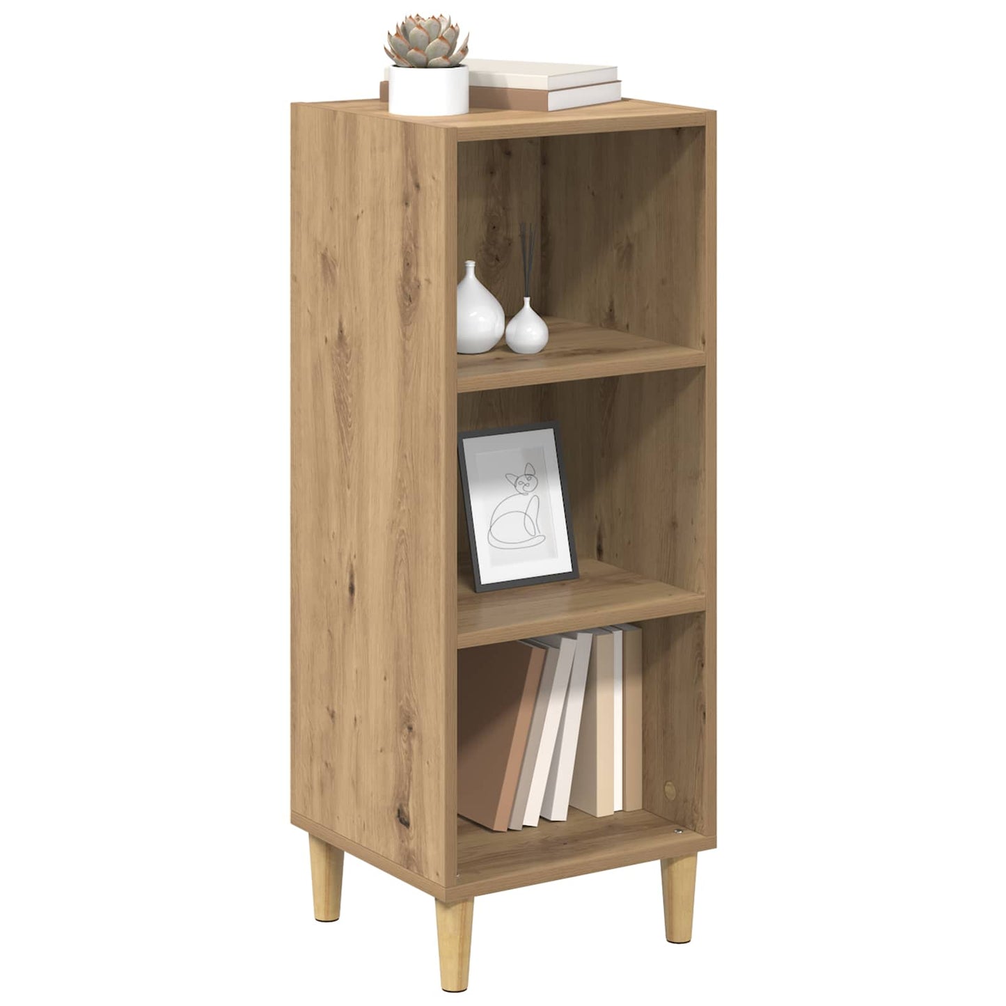Sideboard Artisan Egetræ 34,5 x 32,5 x 90 cm Konstrueret træ