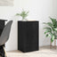 Sideboard Sort eg 40 x 33 x 70 cm Konstrueret træ