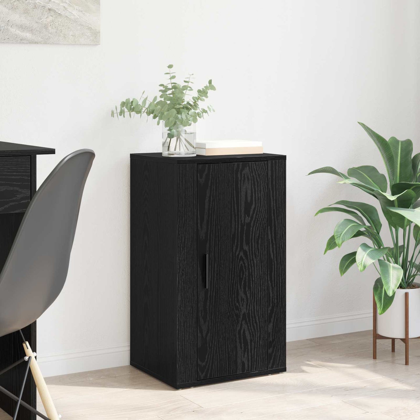 Sideboard Sort eg 40 x 33 x 70 cm Konstrueret træ