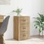 Sideboard Artisan Egetræ 40 x 33 x 70 cm Konstrueret træ