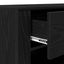 TV-skab med skuffe Sort eg 100 x 35 x 40 cm Konstrueret træ