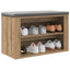 Skostativ 75 x 35 x 45 cm Konstrueret træ artisan eg