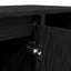 TV-skab Sort eg 100 x 35 x 55 cm Konstrueret træ