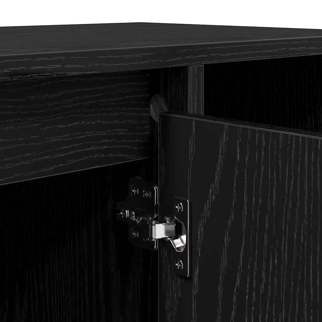TV-skab Sort eg 100 x 35 x 55 cm Konstrueret træ