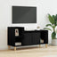 TV-skab Sort eg 100 x 35 x 55 cm Konstrueret træ