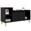 TV-skab Sort eg 100 x 35 x 55 cm Konstrueret træ