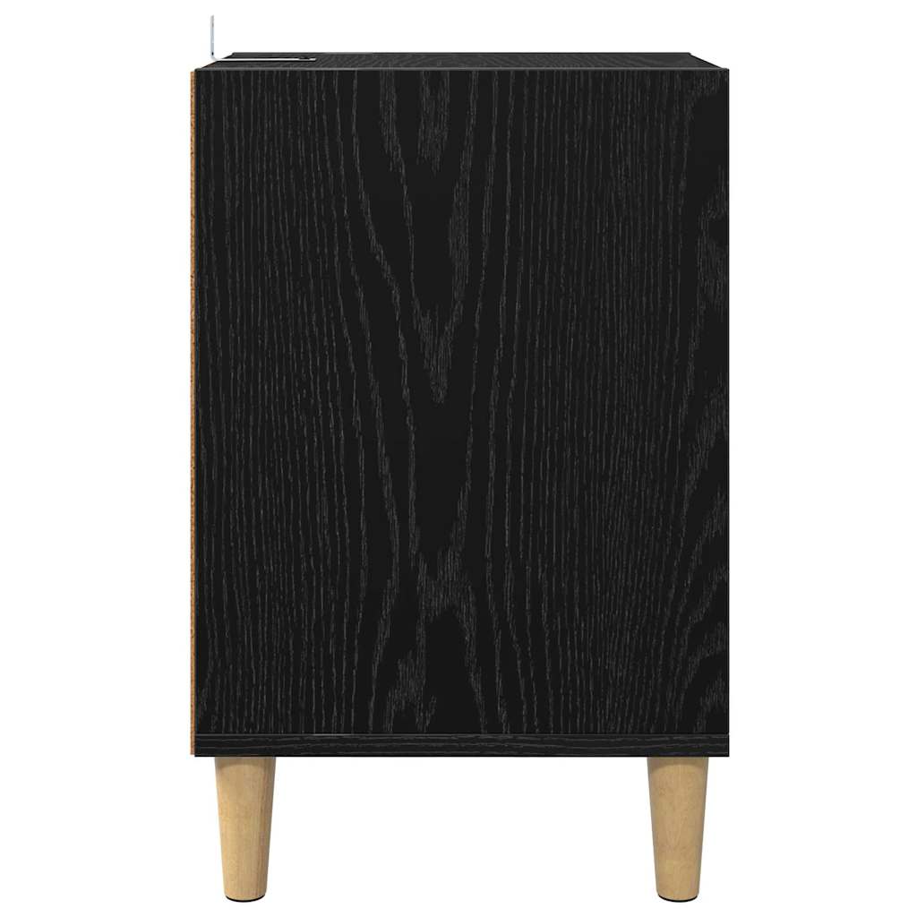 TV-skab Sort eg 100 x 35 x 55 cm Konstrueret træ