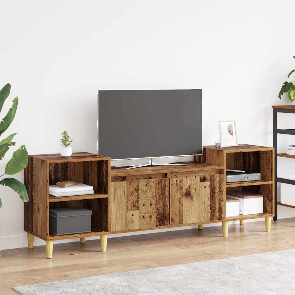 TV-skab Gammelt træ 160 x 35 x 55 cm Konstrueret træ