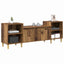 TV-skab Gammelt træ 160 x 35 x 55 cm Konstrueret træ
