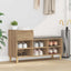 Sko skab 102 x 36 x 60 cm Konstrueret træ Artisan Egetræ