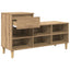 Sko skab 102 x 36 x 60 cm Konstrueret træ Artisan Egetræ