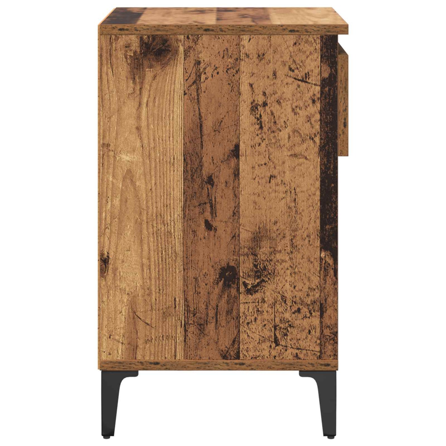 Sko skab med hylde Gammelt træ 102 x 36 x 60 cm Konstrueret træ