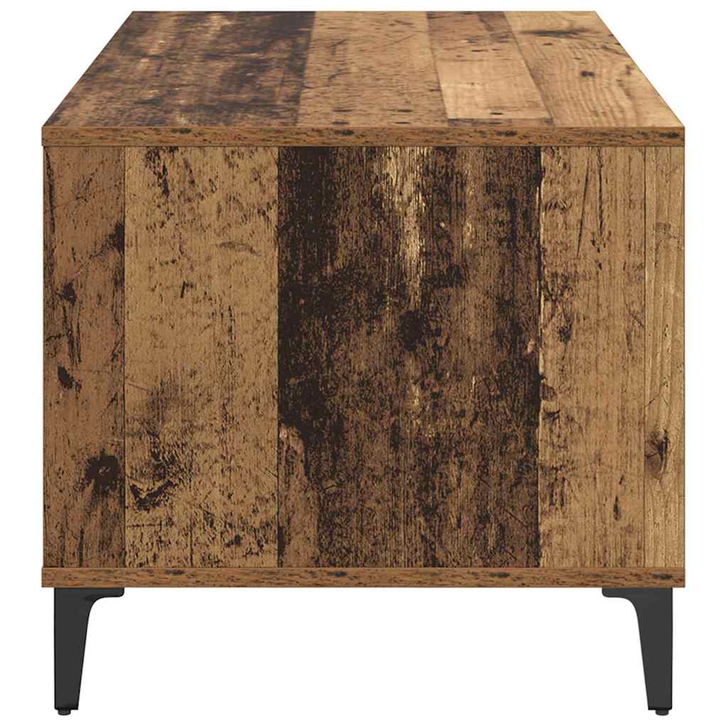 Sofabord med skuffe Gammelt træ 90 x 49 x 45 cm Konstrueret træ