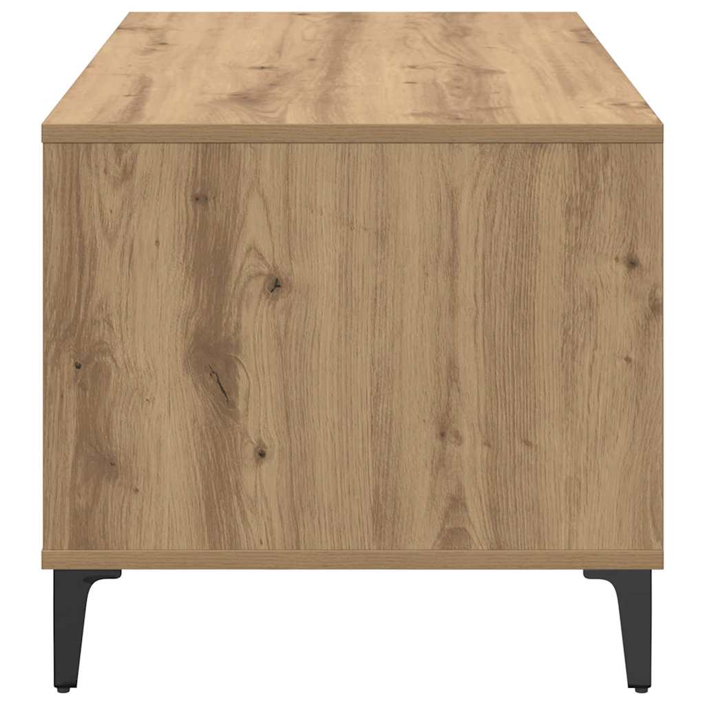 Sofabord Artisan Egetræ 90 x 49 x 45 cm Konstrueret træ