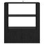 Sideboard Sort eg 30 x 80 x 90 cm Konstrueret træ