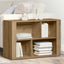 Sideboard Artisan Egetræ 80 x 30 x 53 cm Konstrueret træ