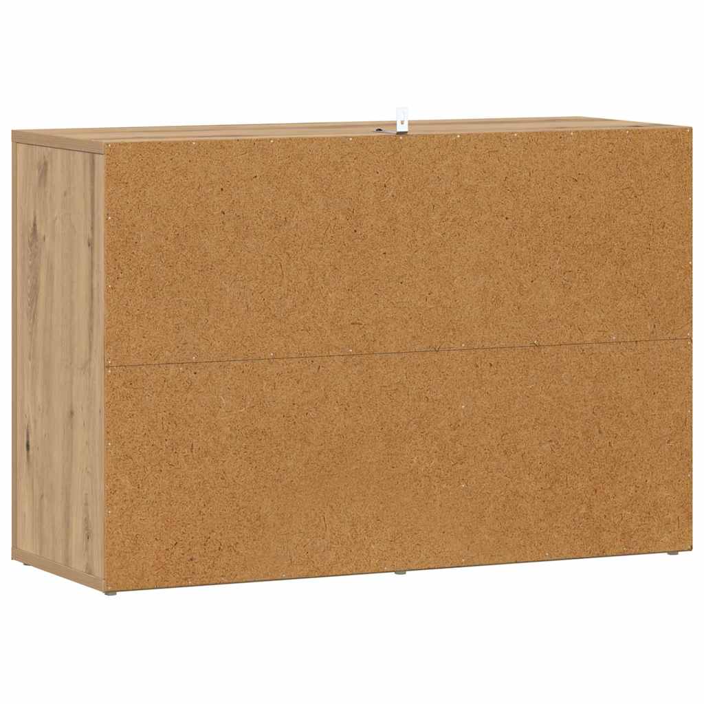 Sideboard Artisan Egetræ 80 x 30 x 53 cm Konstrueret træ