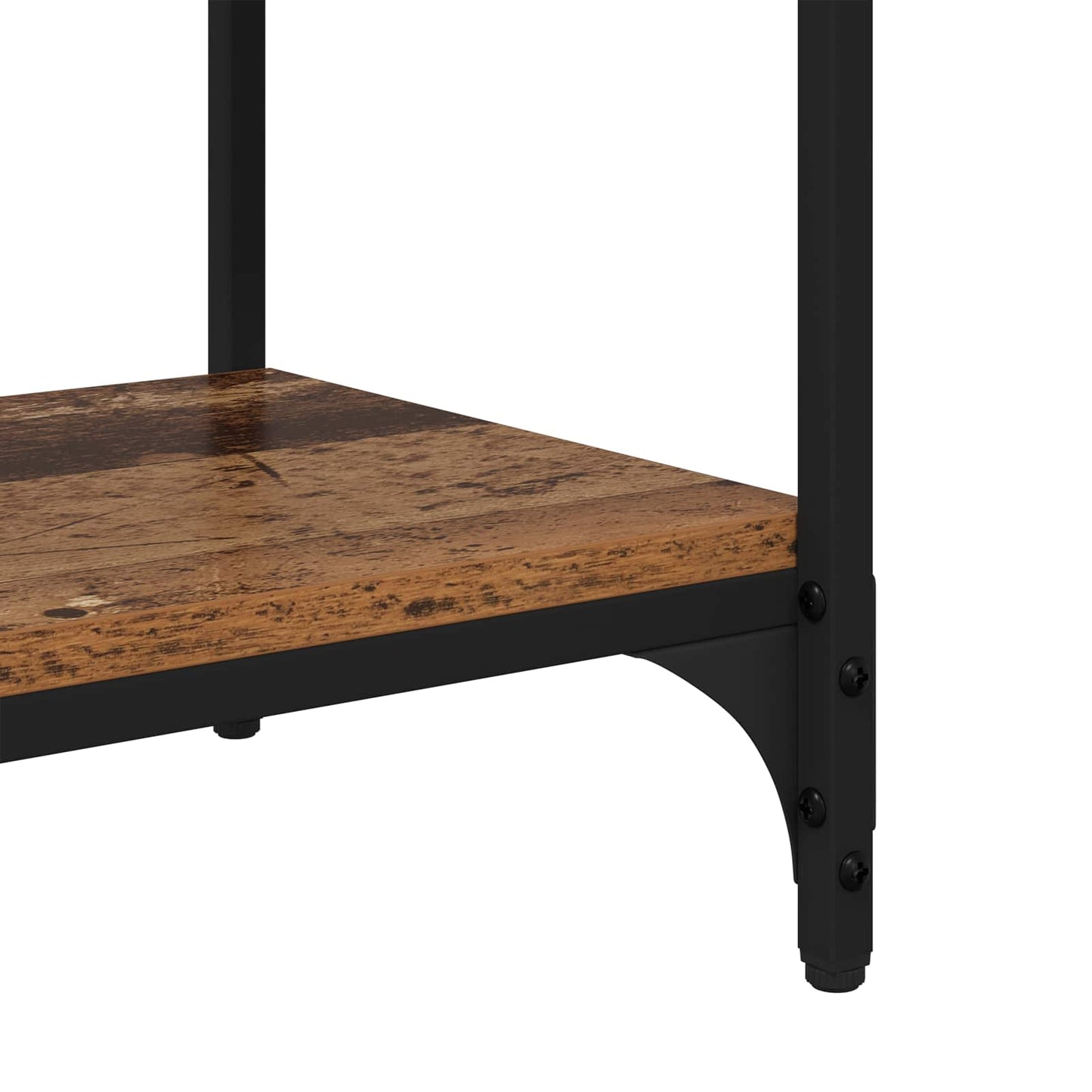 Bogskab Gammelt træ 60 x 33 x 70,5 cm Ingeniørt træ og jern