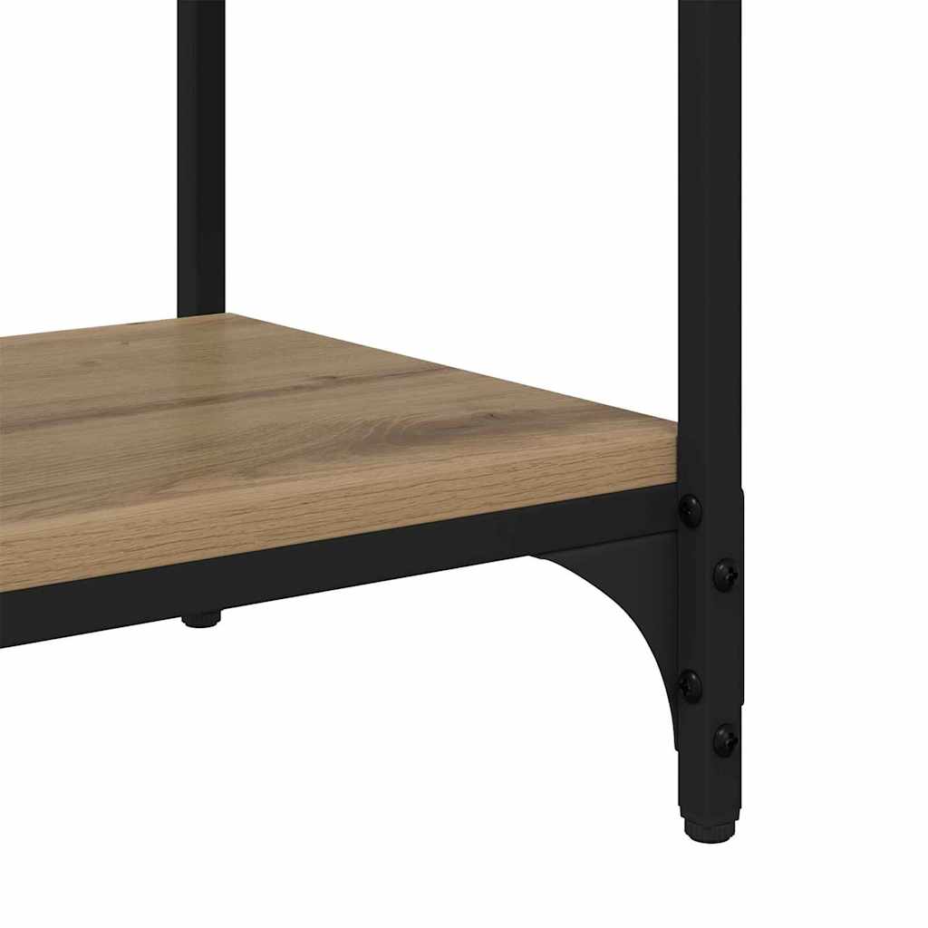 TV-skab 2 niveauer 100x33x41cm Ingeniørt træ og jern