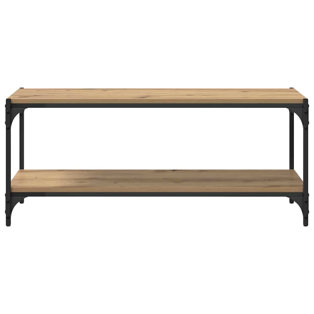 TV-skab 2 niveauer 100x33x41cm Ingeniørt træ og jern
