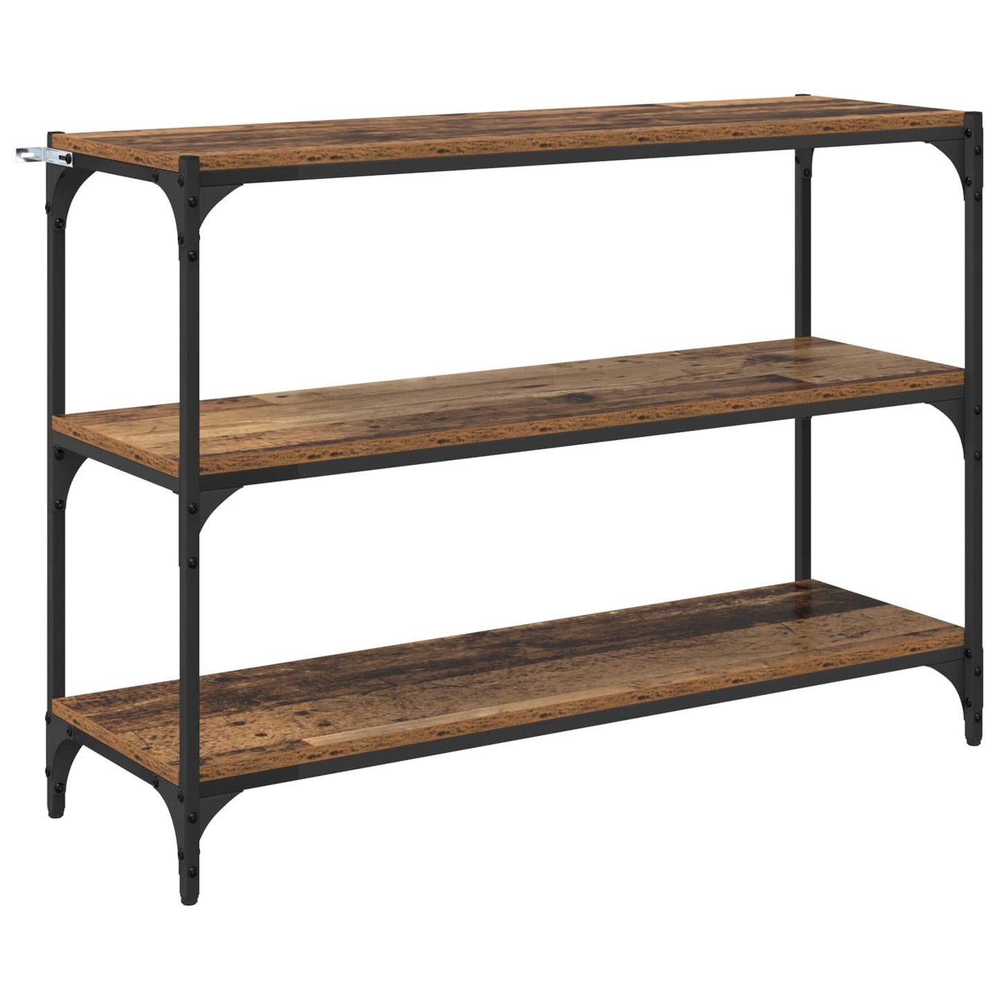 Bogskab Gammelt træ 100 x 33 x 70,5 cm Ingeniørt træ og jern