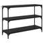 Bogskab Sort eg 100 x 33 x 70,5 cm Ingeniørt træ og jern