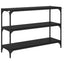 Bogskab Sort eg 100 x 33 x 70,5 cm Ingeniørt træ og jern