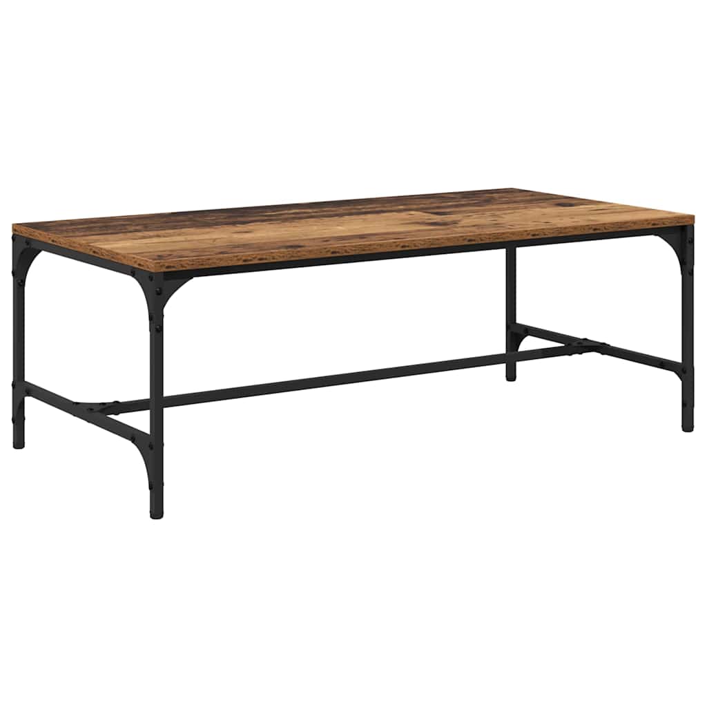 Sofabord Gammelt træ 100 x 50 x 35 cm Konstrueret træ
