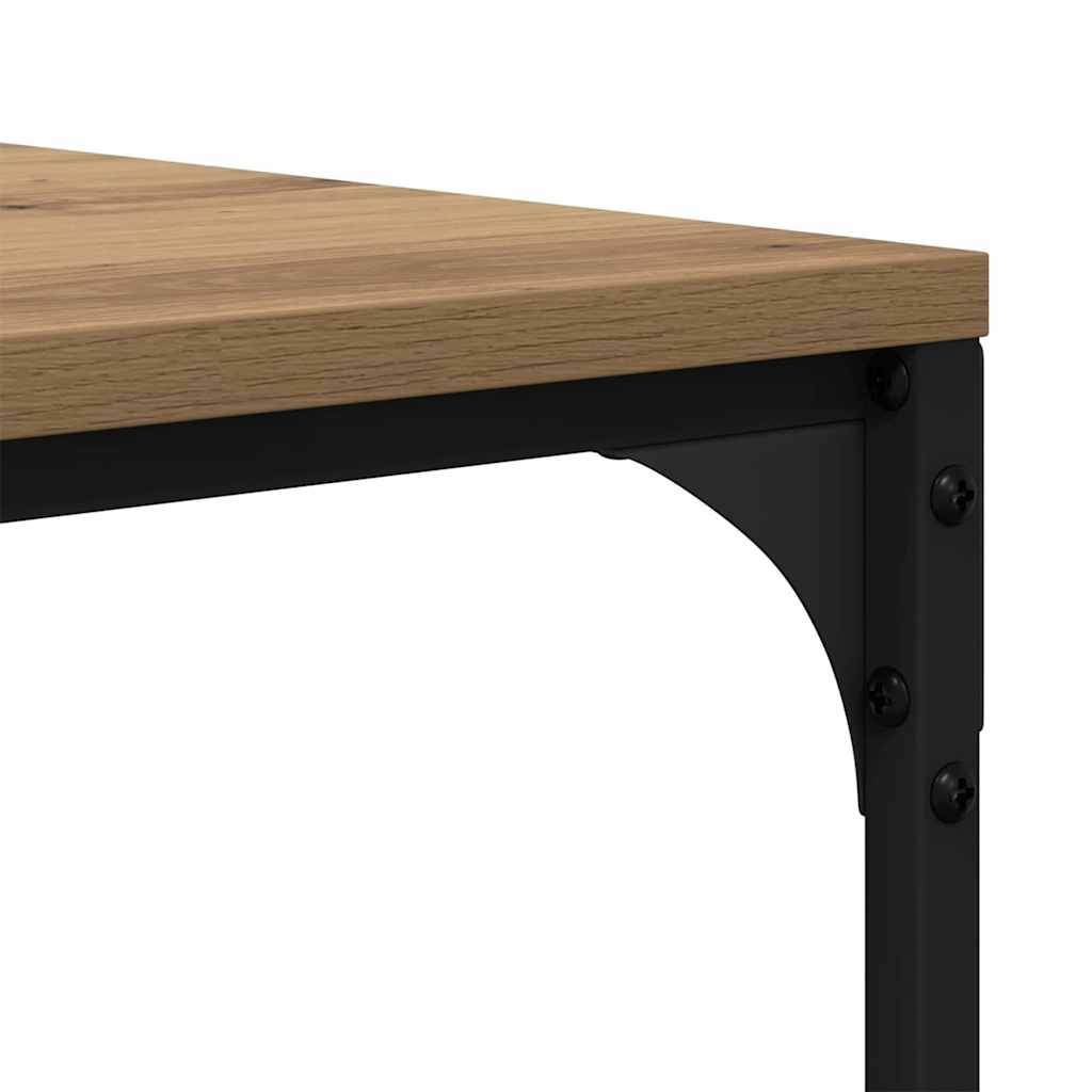 Sofabord Artisan Egetræ 100 x 50 x 35 cm Konstrueret træ
