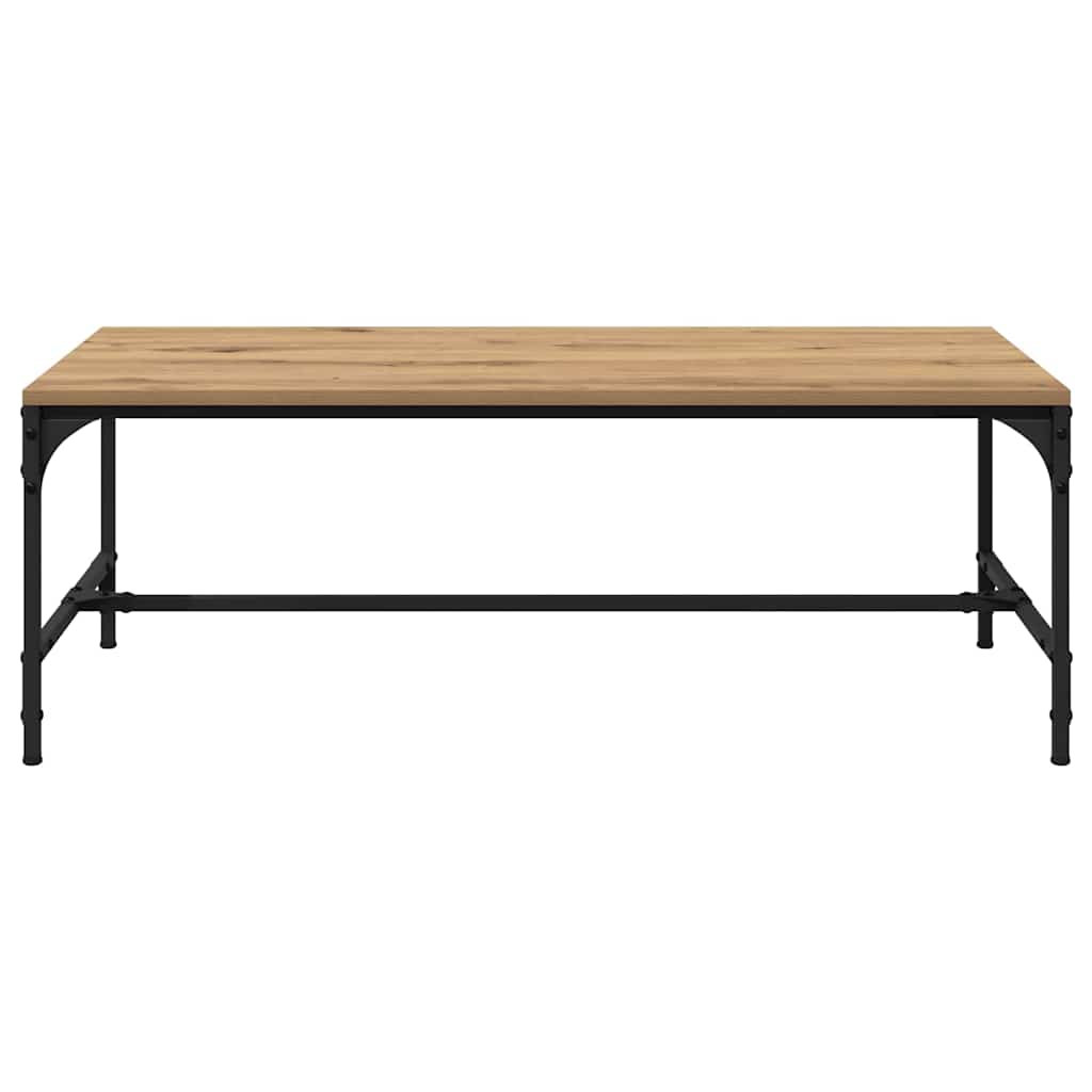 Sofabord Artisan Egetræ 100 x 50 x 35 cm Konstrueret træ
