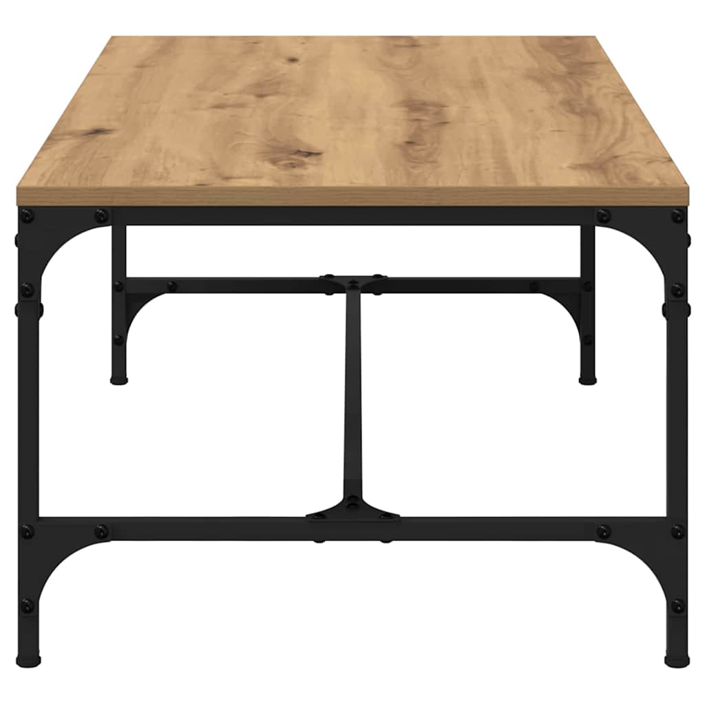 Sofabord Artisan Egetræ 100 x 50 x 35 cm Konstrueret træ