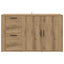Sideboard Artisan Egetræ 100 x 33 x 59.5 cm Konstrueret træ