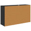 Sideboard med skuffe Sort eg 100 x 30 x 59,5 cm Konstrueret træ