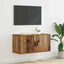 Vægmonteret TV Skab Vægmonteret Gammelt træ 80 x 34,5 x 40 cm