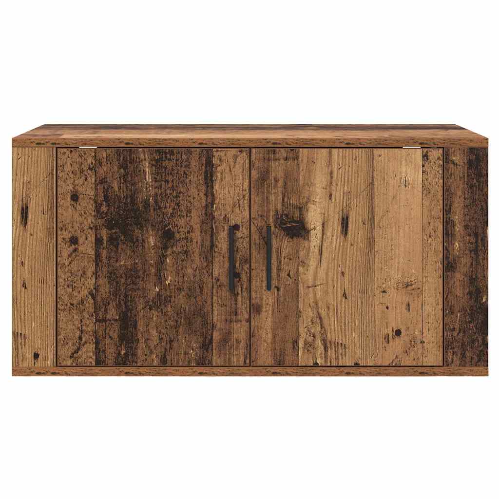 Vægmonteret TV Skab Vægmonteret Gammelt træ 80 x 34,5 x 40 cm