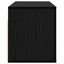 Vægmonteret TV Skab Sort eg 80 x 34,5 x 40 cm Konstrueret træ