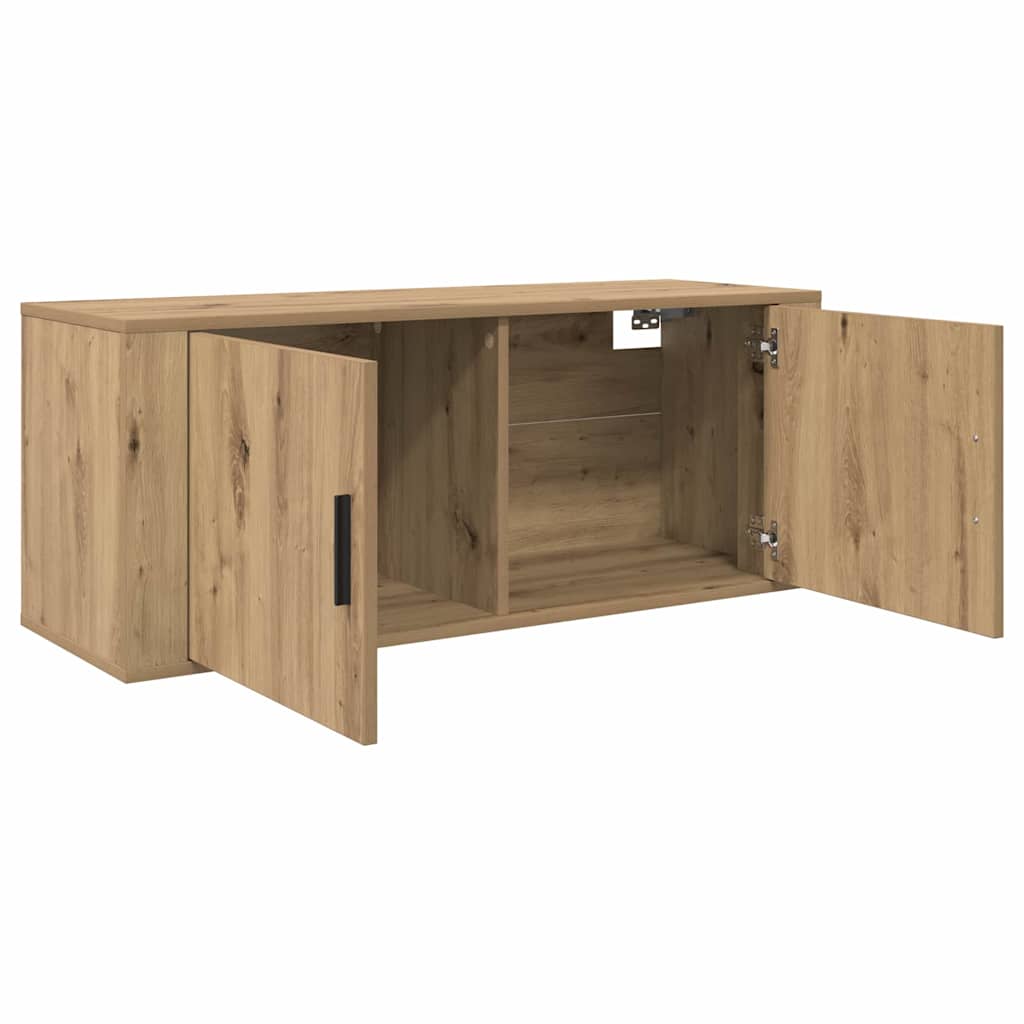 Vægmonteret TV Skab 100 x 34,5 x 40 cm Artisan Egetræ